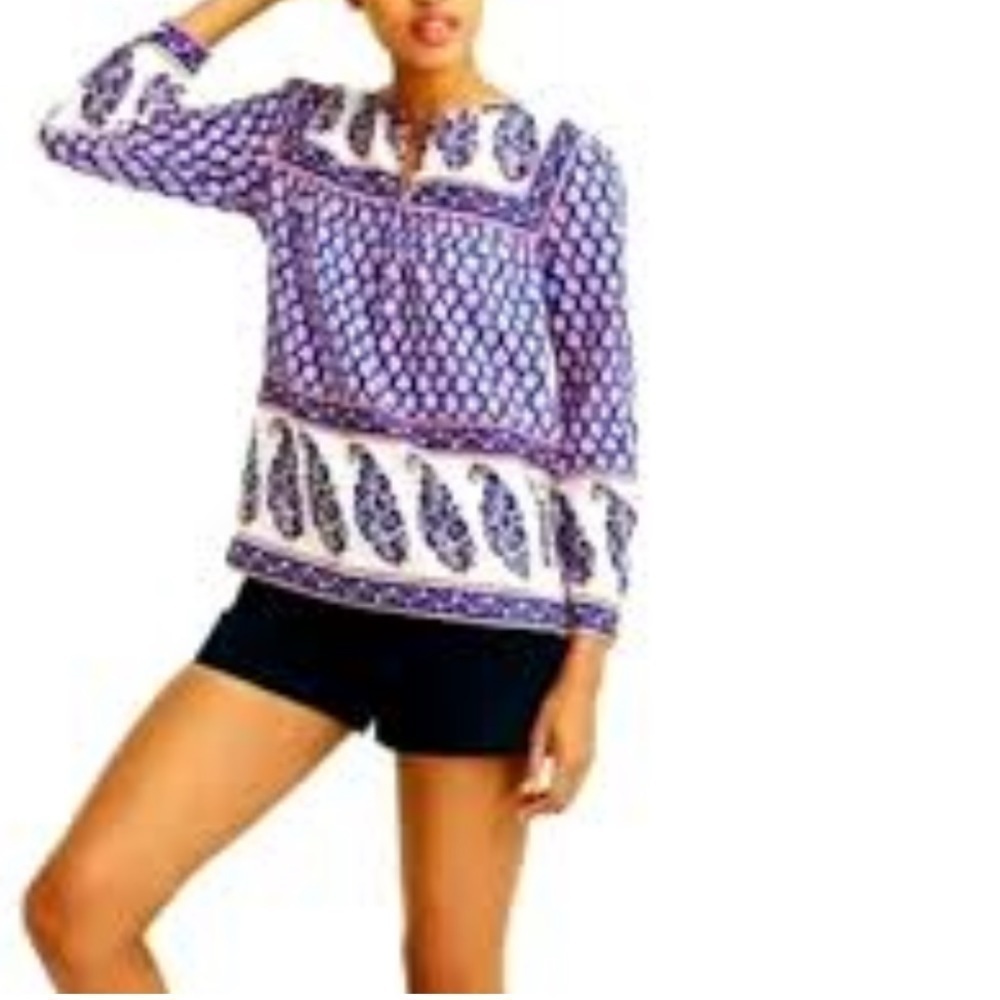 J Crew Block Print Blouse - image 2